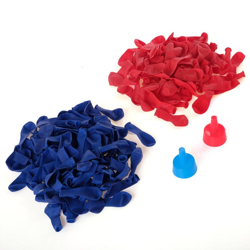 Water Balloon Battle Set 202pce Red & Blue Per Pack Includes: 2 x Water Fillers & 200pc Balloons