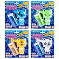 Bubble Gun Manual Animal Design With 60ml Solution 4 Assorted Colours/Designs