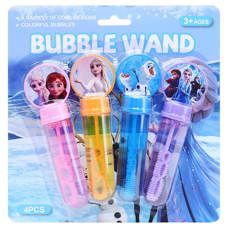 Princess Bubble Wand 35mL Each 14cm x 2.5cm 4pk
