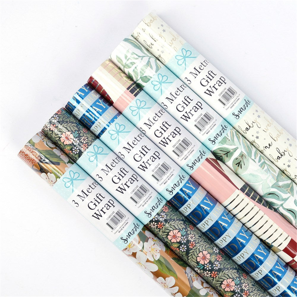 70CMX3M PREMIUM WRAPPING PAPER-HOT STAMP