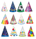 8 Party Hats - Assorted