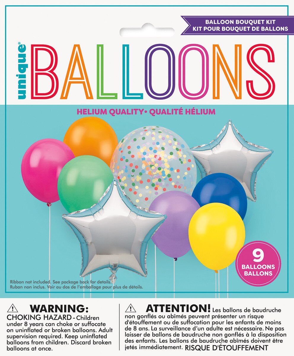 Balloon Bouquet Kit - Colourful Star