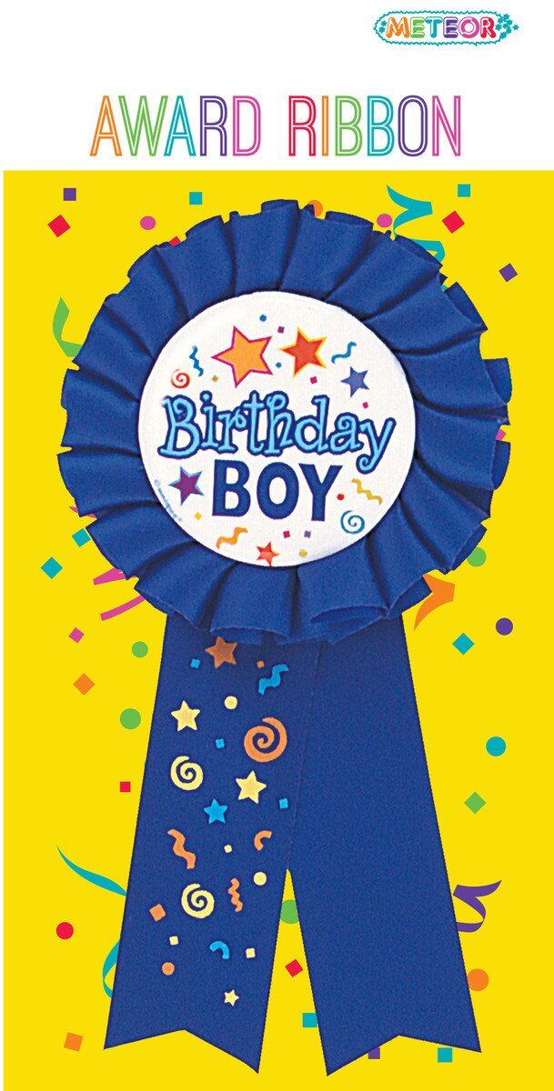 Birthday Boy Award Ribbon