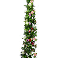 FLOWER GARLAND 2M 9 ROSES 6COLS