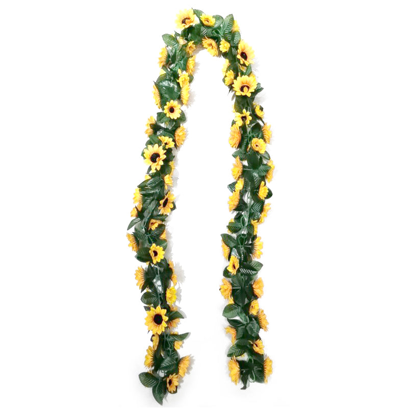 FLOWER GARLAND 2M SUNFLOWERS