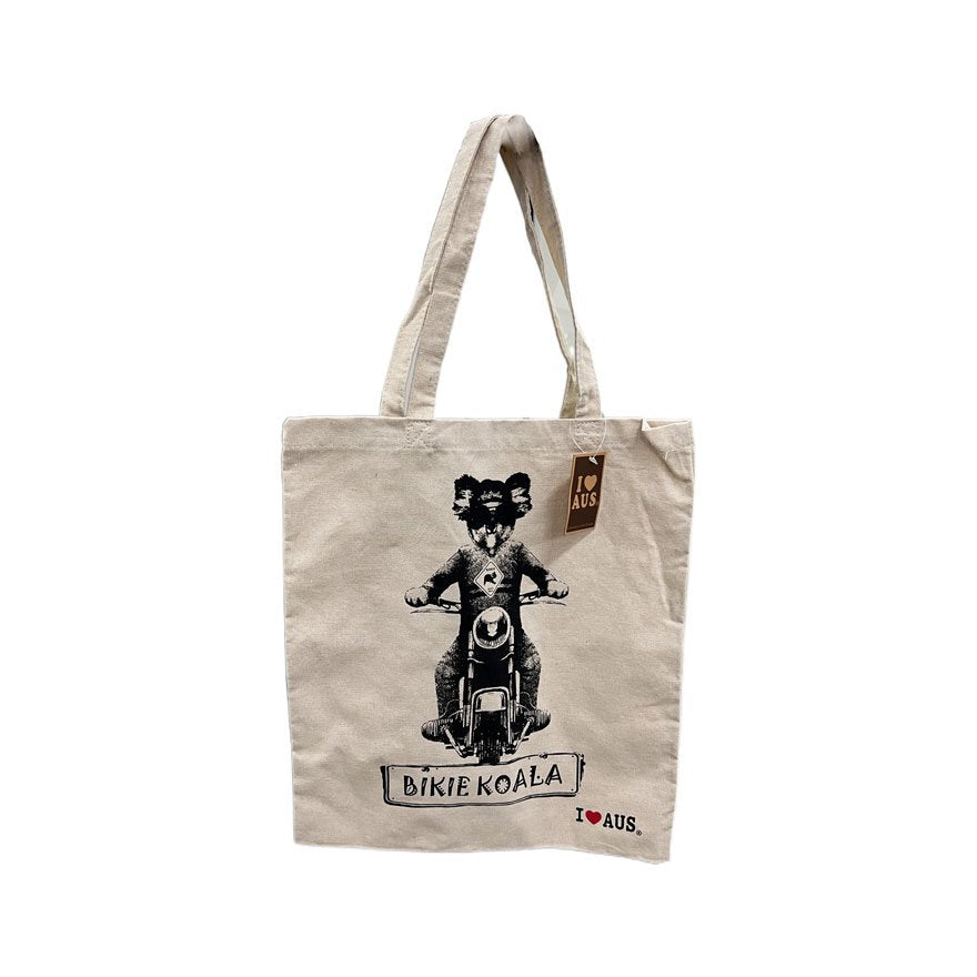 Canvas shopping bag-Bikie KO