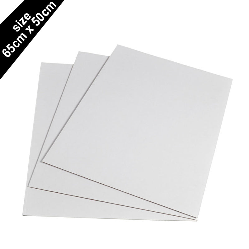 CARDBOARD 65X50CM WHITE