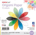 Origami Paper 10colours 12X12cm 100p