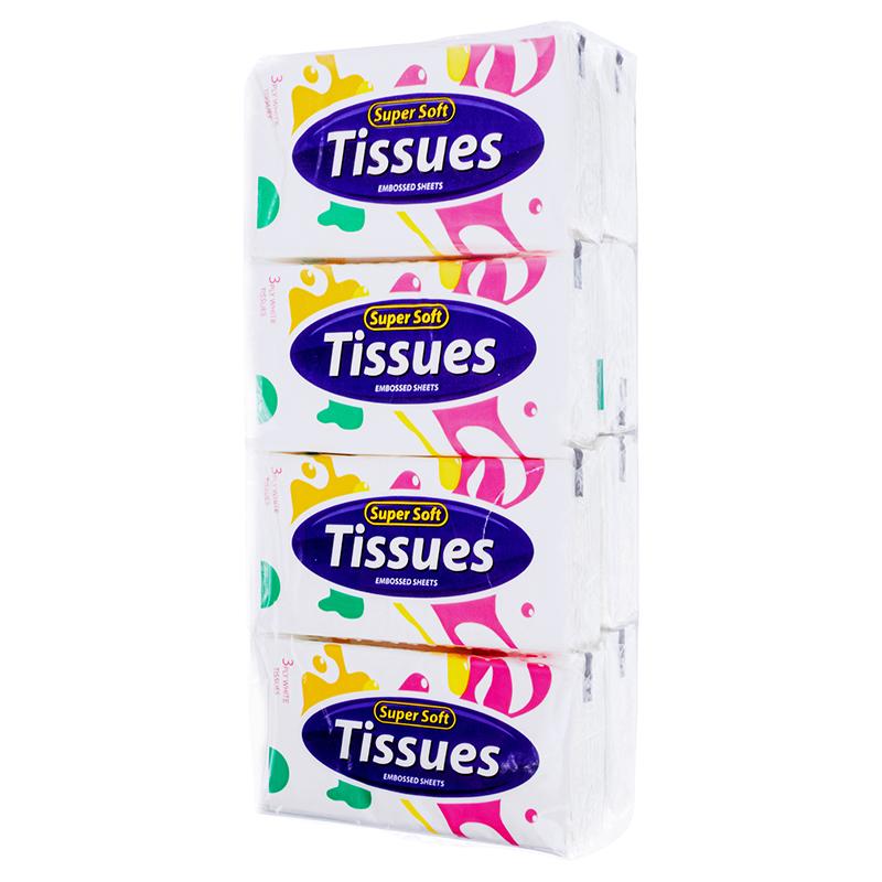 Pocket Tissue 3ply 8pk (10 Tissue Per pack)