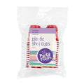 Shot Cup 60ml PP Red Outside White Inside 2.5gm Pk30