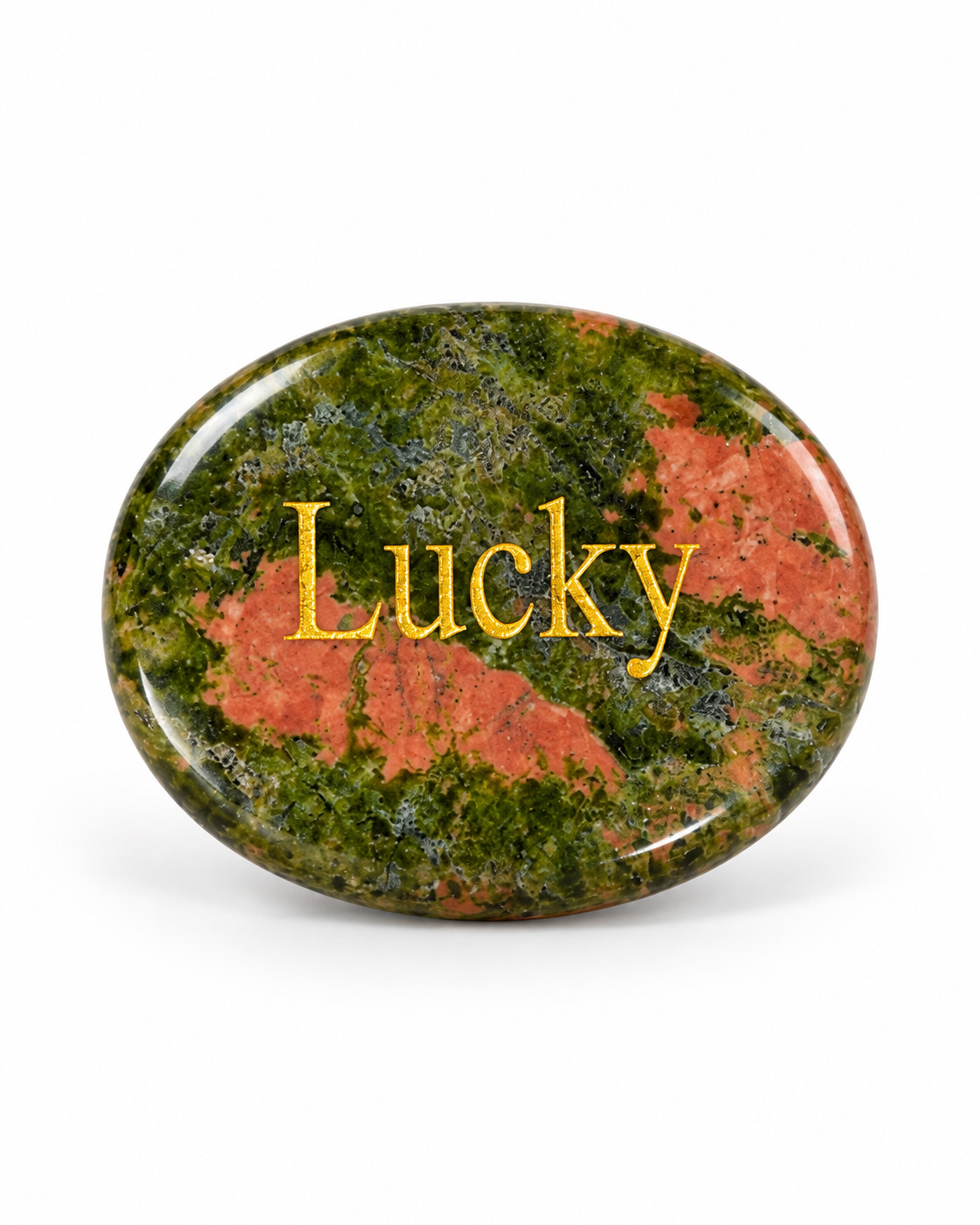 Unakite Lucky Palm Stone