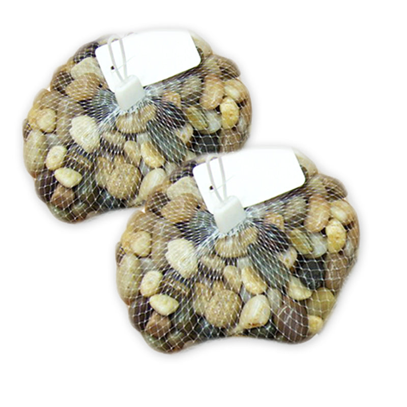 VASE DECO - STONES MIX COL 1KG 0.8-1.2CM