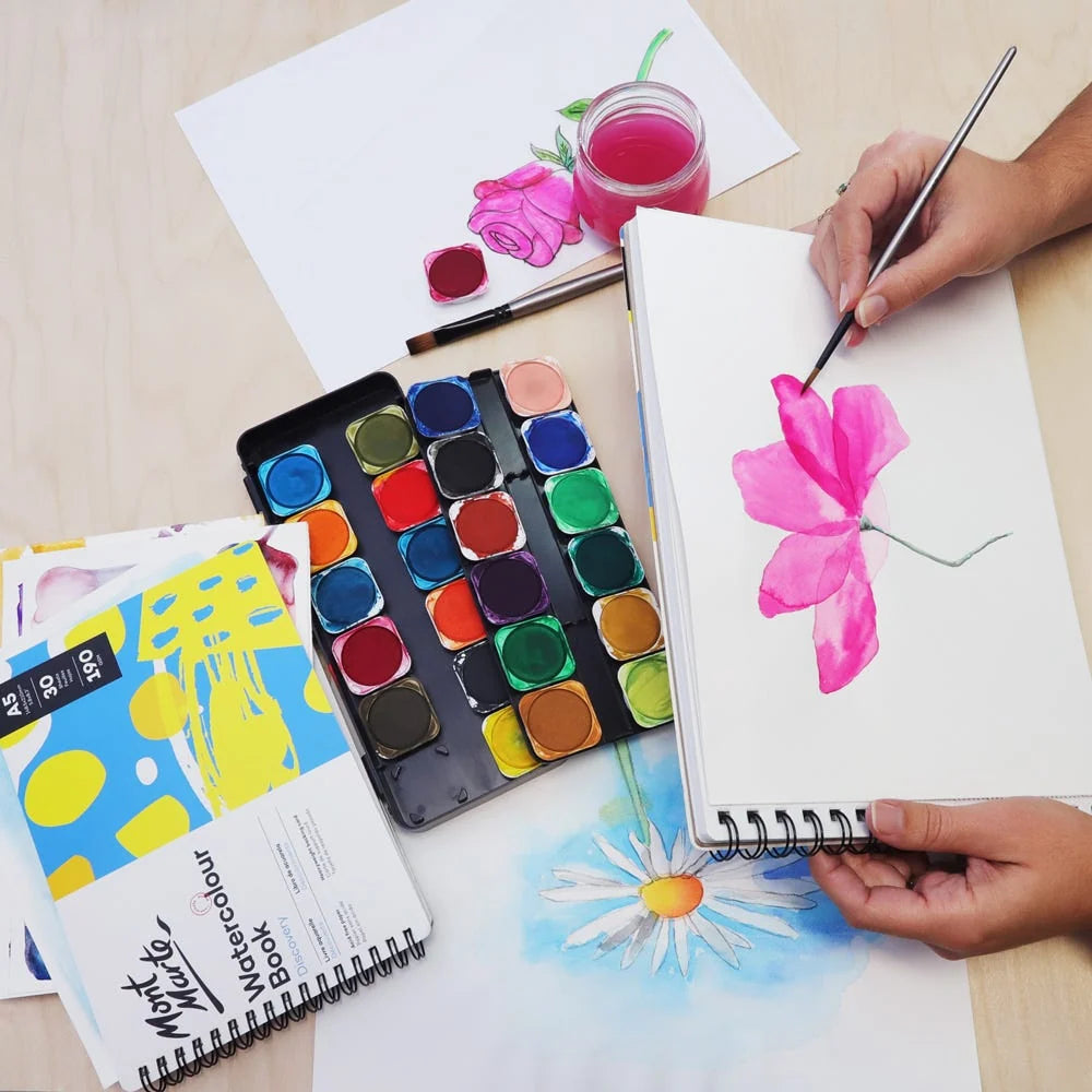Watercolour Book Discovery A3 (11.7 x 16.5in) 30 Sheets 190gsm